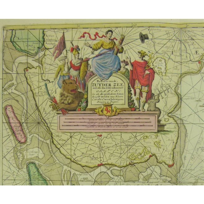 Collectie Gouldmaps - Zuyder Sea – Zuiderzee – Paskaarte van de Zuyder-Zee (..).; J. van Keulen – 1708-1756