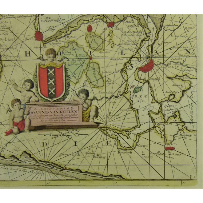 Collectie Gouldmaps - Zuyder Sea – Zuiderzee – Paskaarte van de Zuyder-Zee (..).; J. van Keulen – 1708-1756