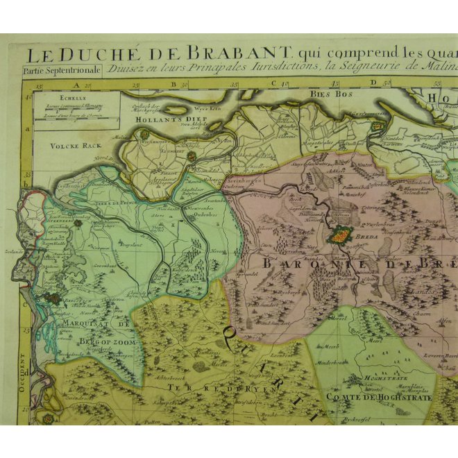 Collectie Gouldmaps - Brabant - Le duché de Brabant (..) ; N. Sanson / A.H. Jaillot – 1692-1720