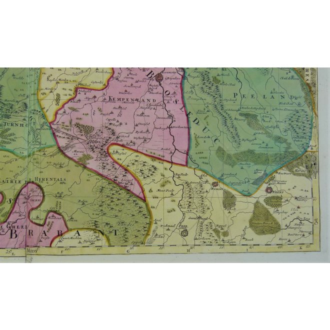 Collectie Gouldmaps - Brabant - Le duché de Brabant (..) ; N. Sanson / A.H. Jaillot – 1692-1720