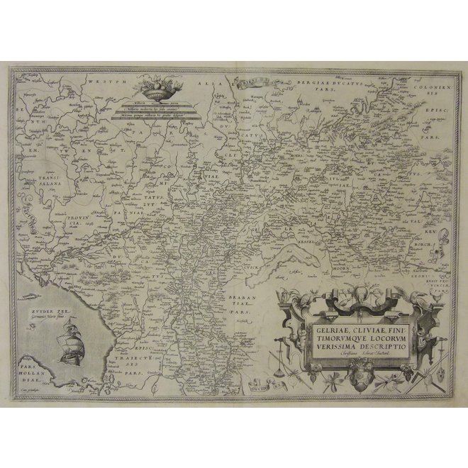 Collectie Gouldmaps - Gelderland - Kleef - Gelriae, Cliviae (..).; A. Ortelius – 1570-1571
