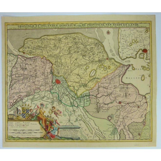 Collectie Gouldmaps - Groningen – Groningae et Omlandiae Dominium (..).; P. Schenk II / N. Visscher – 1720-1750