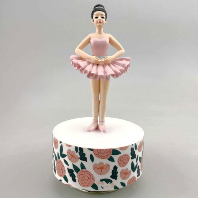 Bloemen Ballerina Roos, in 1e positie