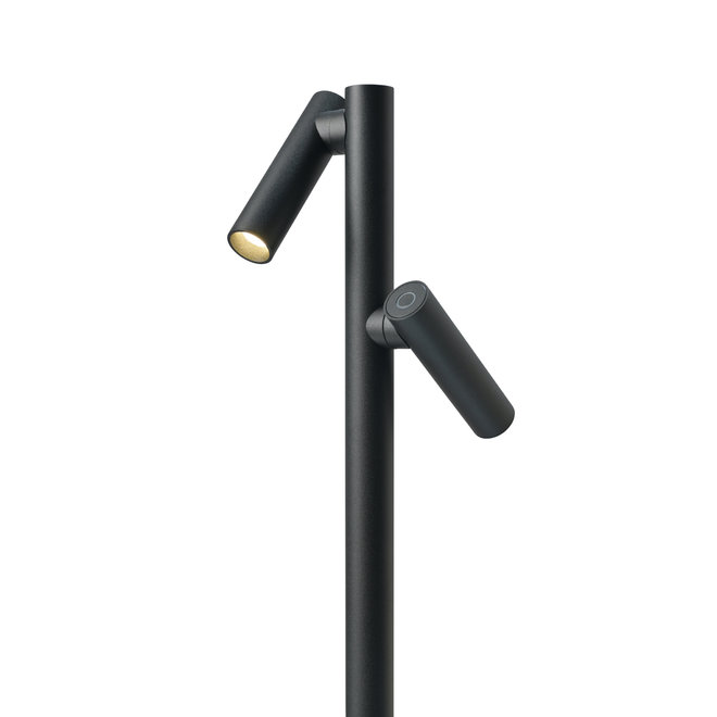 Sompex Oplaadbare Leeslamp Tubo, zwart 2-lichts