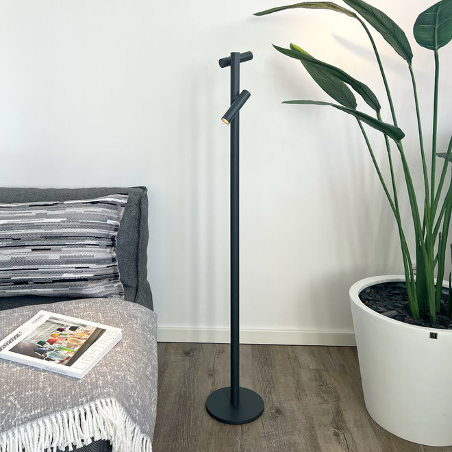 Sompex Oplaadbare Leeslamp Tubo, zwart 2-lichts