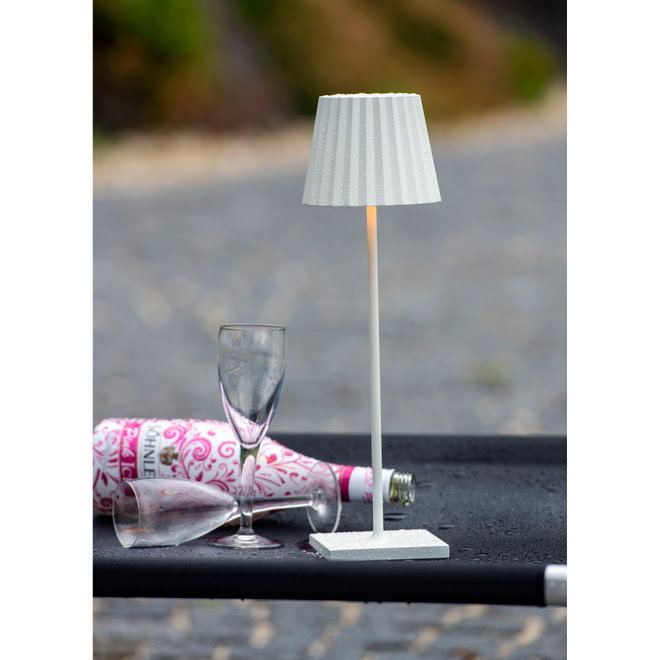 Sompex Oplaadbare LED Tafellamp Troll 2.0 Wit