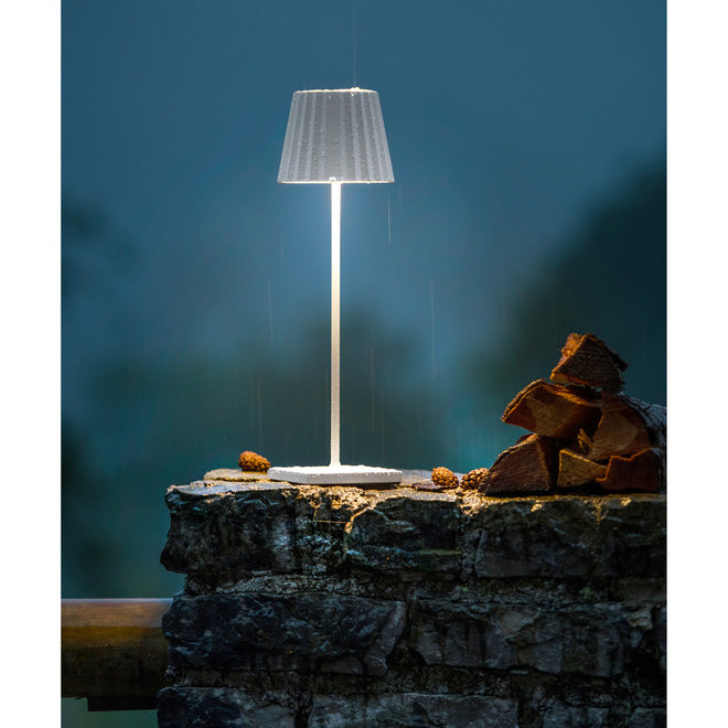 Sompex Oplaadbare LED Tafellamp Troll 2.0 Wit