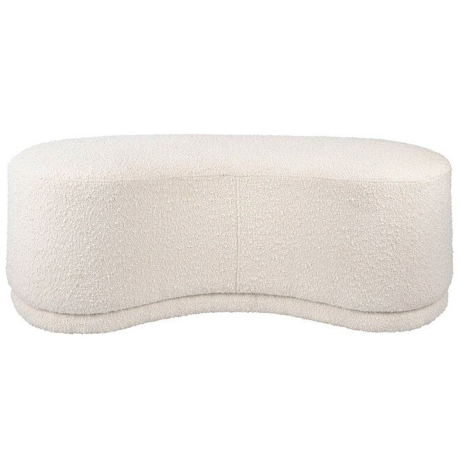 Bench Wave Bouclé Ivory