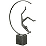 Metal-Sculpture Gymnast, Floor Exercise