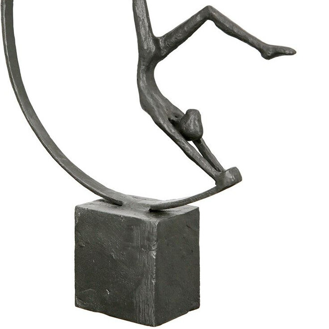 Metal-Sculpture Gymnast, Floor Exercise