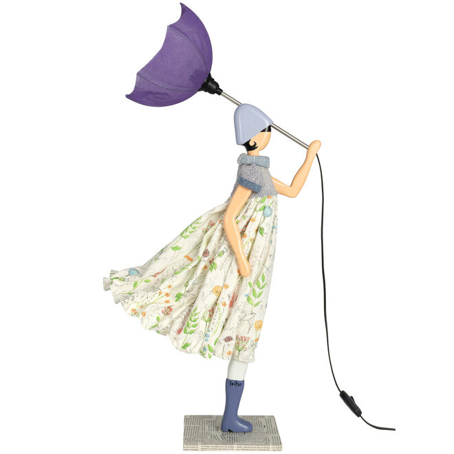 Tafellamp Paraplu dame Evanthia