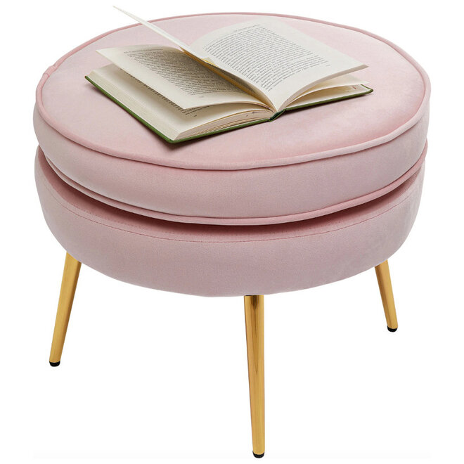 Hocker Water Lily Gold Rosa
