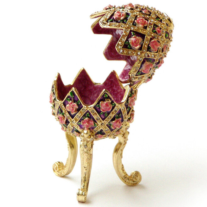 Decoratie Ei 'Rozen'