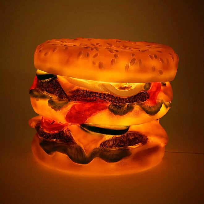 Tafellamp Broodje Hamburger H25cm
