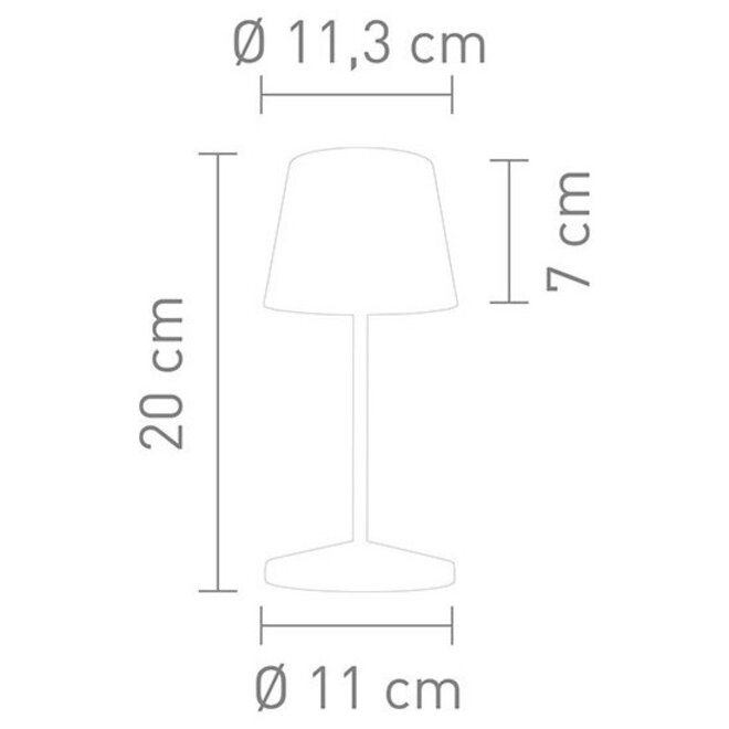 Villeroy & Boch Accu Tafellamp Seoul 2.0, zwart