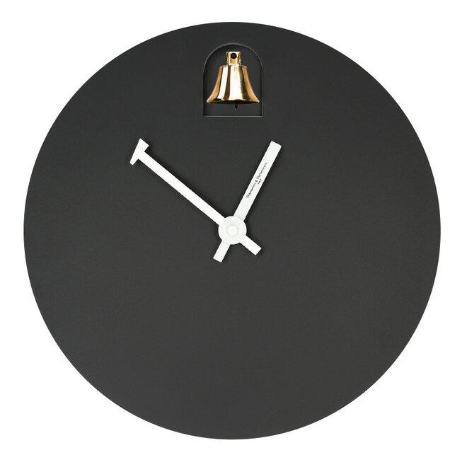 Domeniconi Wandklok Dinn Black
