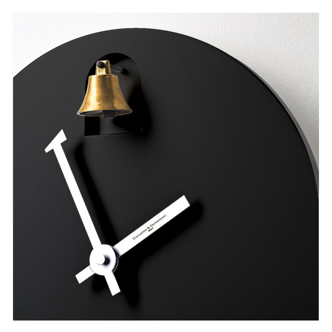 Domeniconi Wandklok Dinn Black