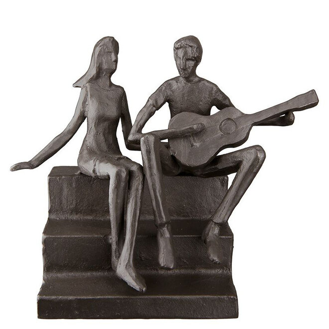 Metal-Sculpture 'Guitar Player'