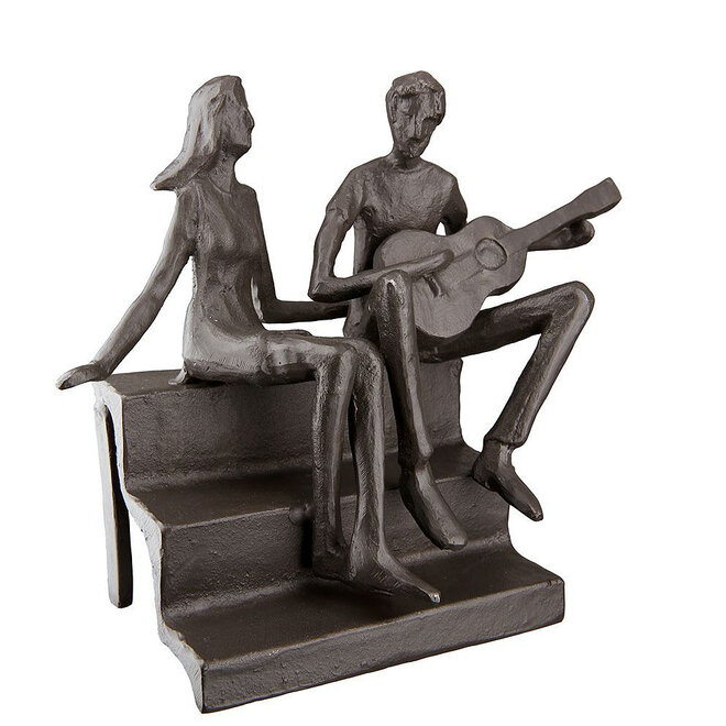 Metal-Sculpture 'Guitar Player'