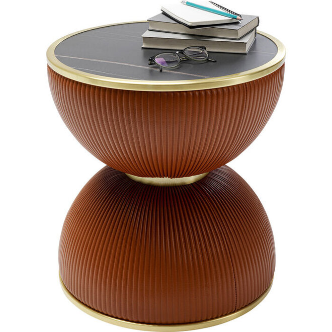 Bijzettafel Endless Vegas oranje H49cm