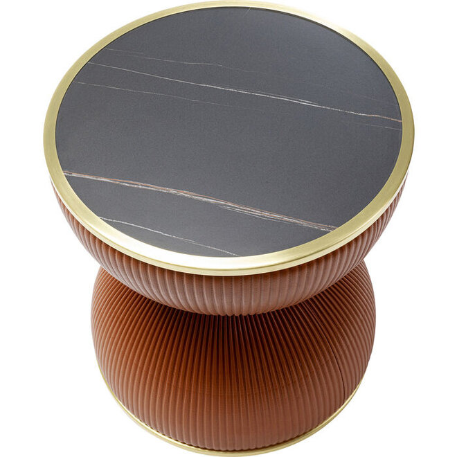 Bijzettafel Endless Vegas oranje H49cm