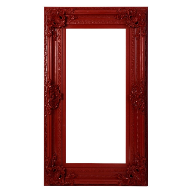 Baroque Frame Venice Red 80x150