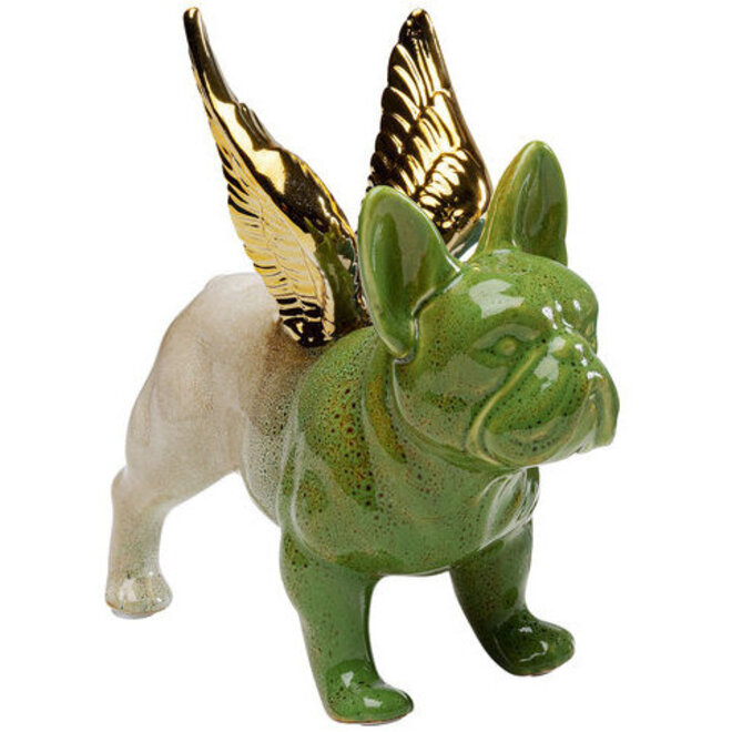 Deco Figurine Angel Wings Dog