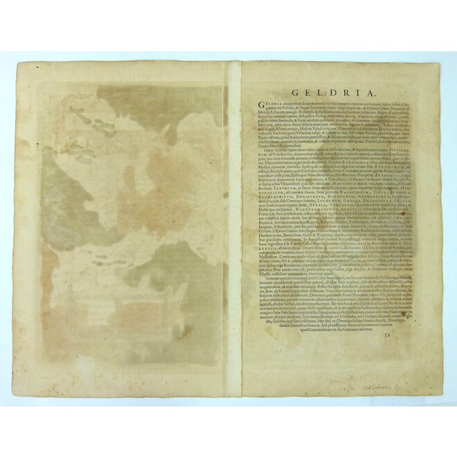 Collectie Gouldmaps - Gelderland, Kleef – Gelriae, Cliviae (..).; A. Ortelius – 1584
