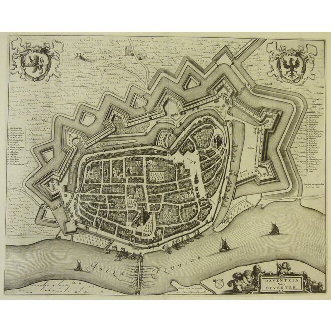 Collectie Gouldmaps - Deventer - Daventria (..); F. de Wit / J. Blaeu - 1698