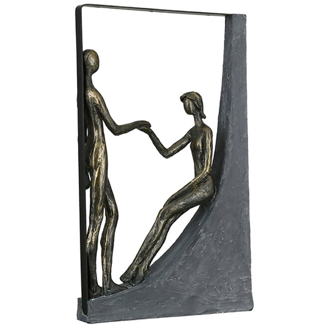 Figuur 'Holding Hands' 30 cm hoog