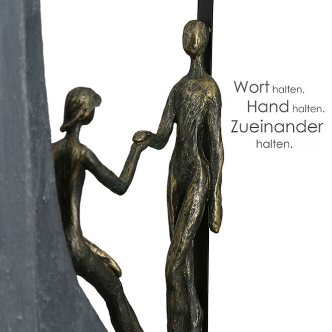 Figuur 'Holding Hands' 30 cm hoog