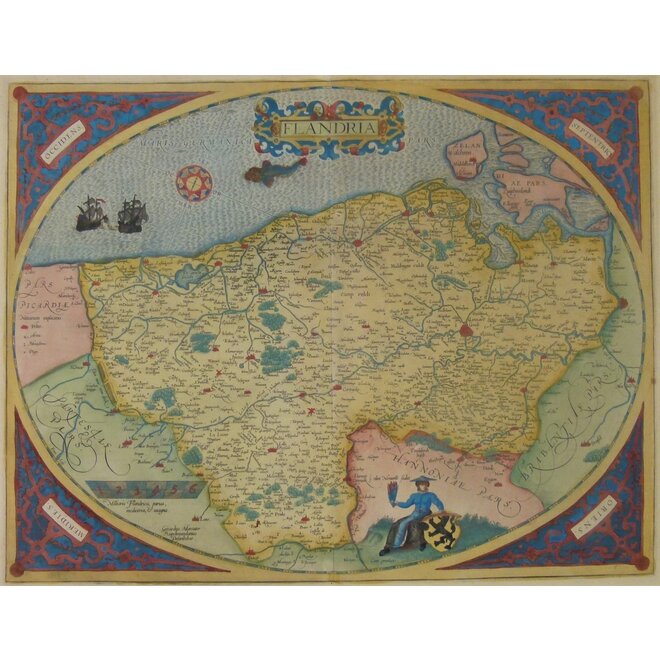 Collectie Gouldmaps - Vlaanderen - Flandria.; A. Ortelius / G. Mercator - 1579