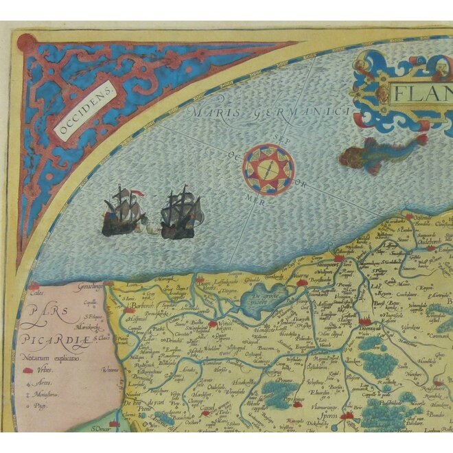Collectie Gouldmaps - Vlaanderen - Flandria.; A. Ortelius / G. Mercator - 1579