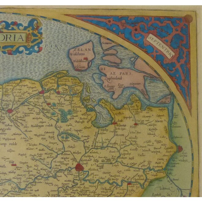 Collectie Gouldmaps - Vlaanderen - Flandria.; A. Ortelius / G. Mercator - 1579