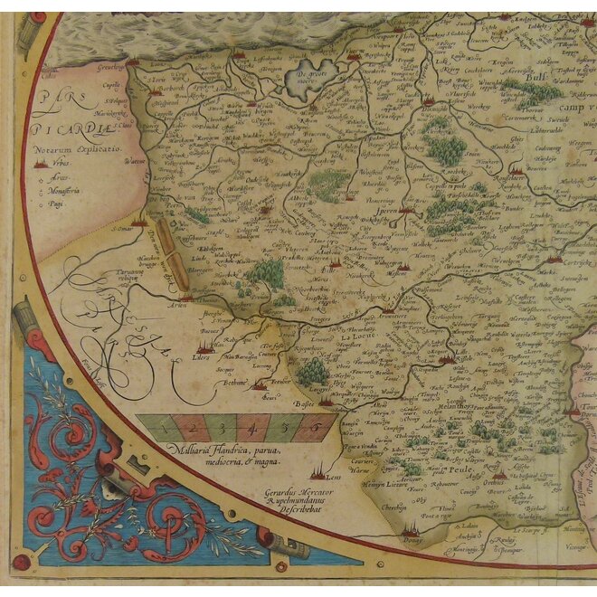 Collectie Gouldmaps - Vlaanderen - Flandria.; A. Ortelius / G. Mercator - 1574