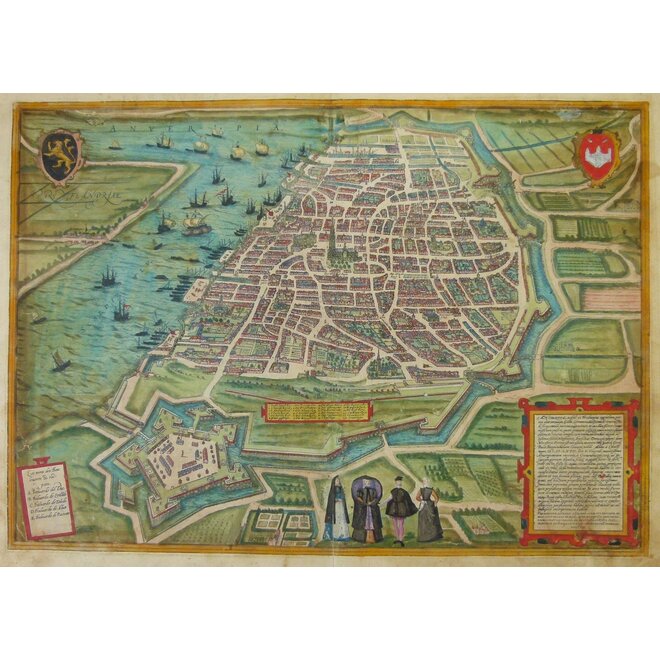 Collectie Gouldmaps - Antwerpen – Anverpia.; G. Braun & F. Hogenberg – 1572-1617