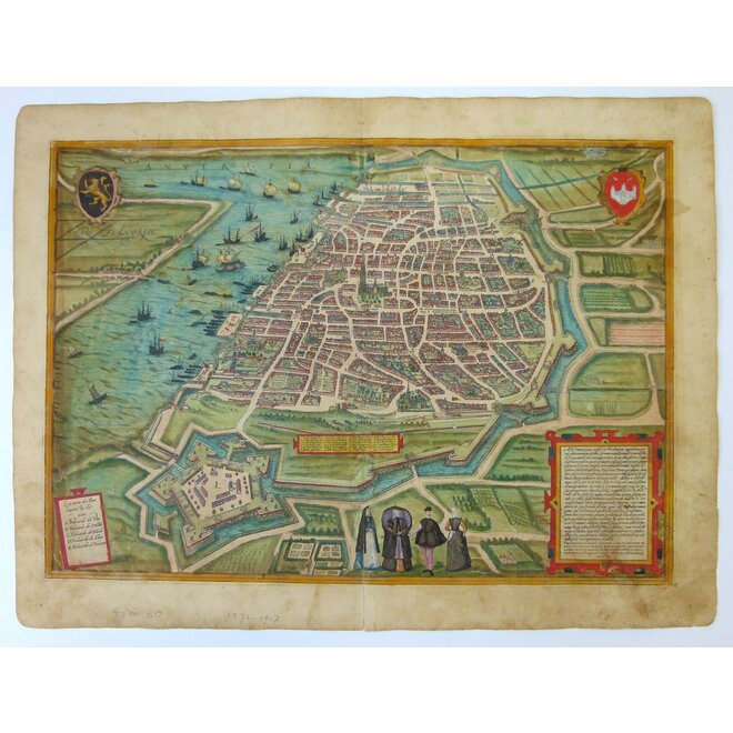Collectie Gouldmaps - Antwerpen – Anverpia.; G. Braun & F. Hogenberg – 1572-1617