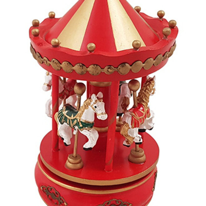 Houten Kerstcarrousel Stille Nacht