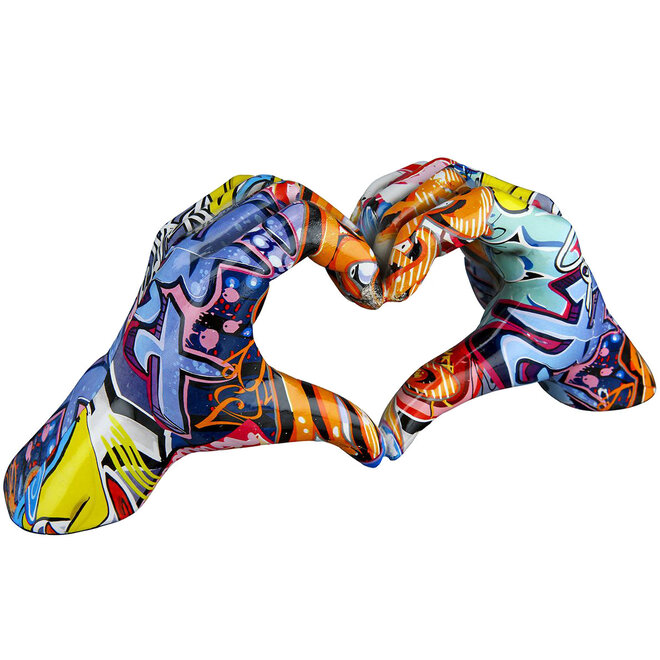 Popart Heart of Hands