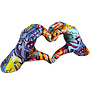 Popart Heart of Hands