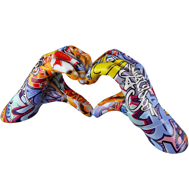 Popart Heart of Hands