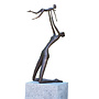 Design bronzen beeld 'Moeder met kind'