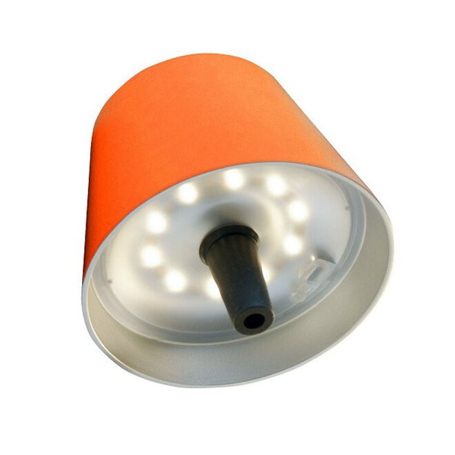 Sompex TOP 2.0 oplaadbare RGB fleslamp, oranje