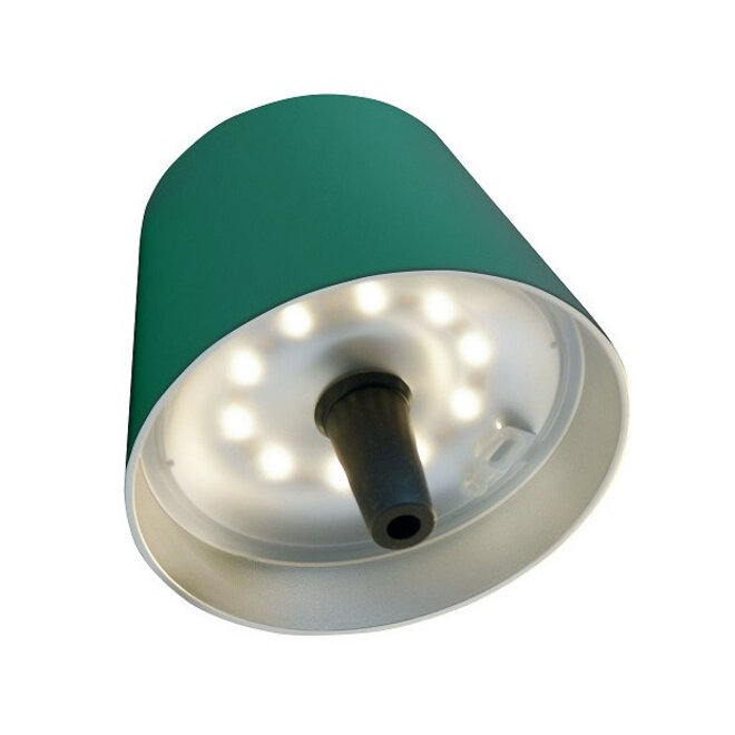 Sompex TOP 2.0 oplaadbare RGB fleslamp, groen