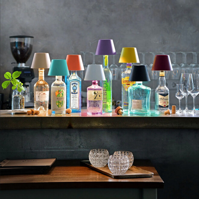 Sompex TOP 2.0 oplaadbare RGB fleslamp, zand