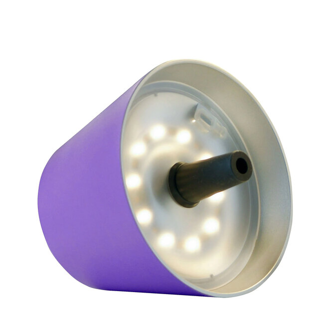 Sompex TOP 2.0 oplaadbare RGB fleslamp, lila