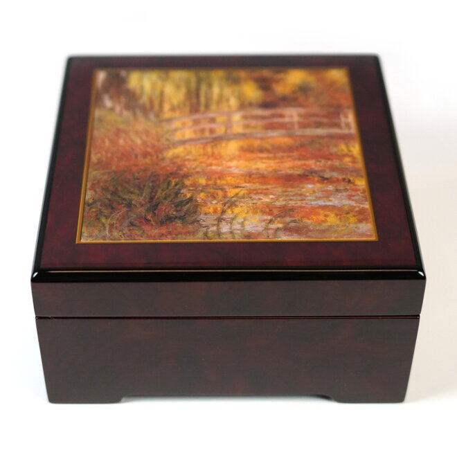 Lakdoos Tuin van Monet met Waterlelies en Japanse Brug te Giverny