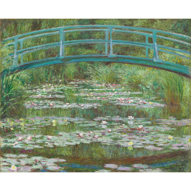 Lakdoos Tuin van Monet met Waterlelies en Japanse Brug te Giverny