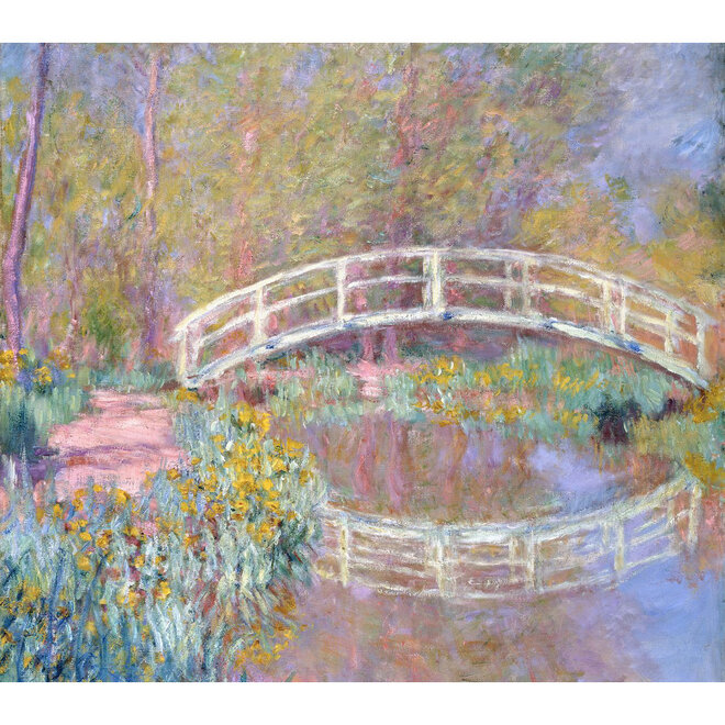 Lakdoos Tuin van Monet met Waterlelies en Japanse Brug te Giverny
