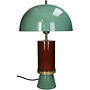 Tafellamp Metaal Olijfgroen Roodbruin, H50cm